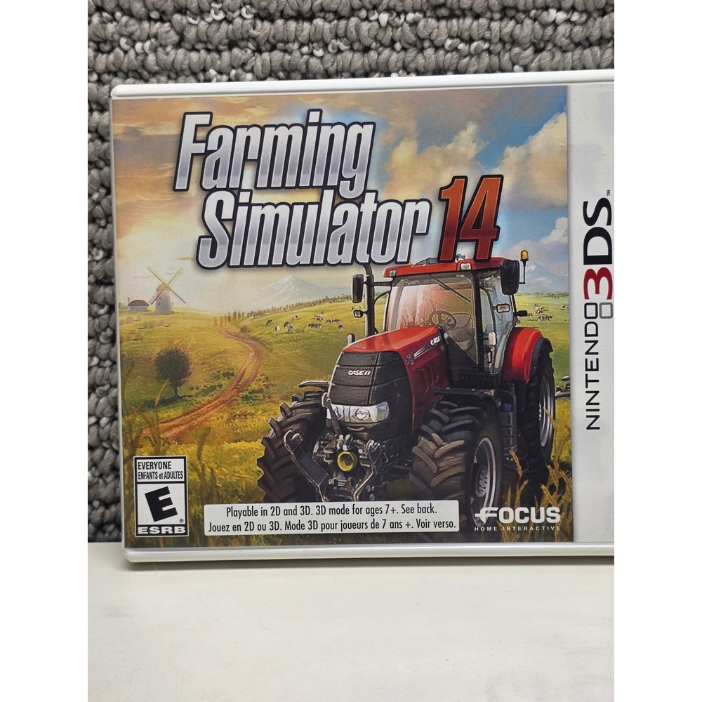 Farming Simulator 14 Nintendo 3DS Game CIB Complete Case Manual Focus Home 2014
